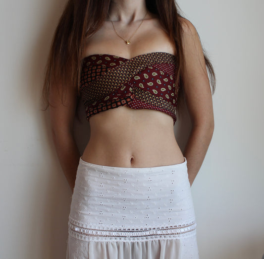 Olga Tie Top 5: Red Designer