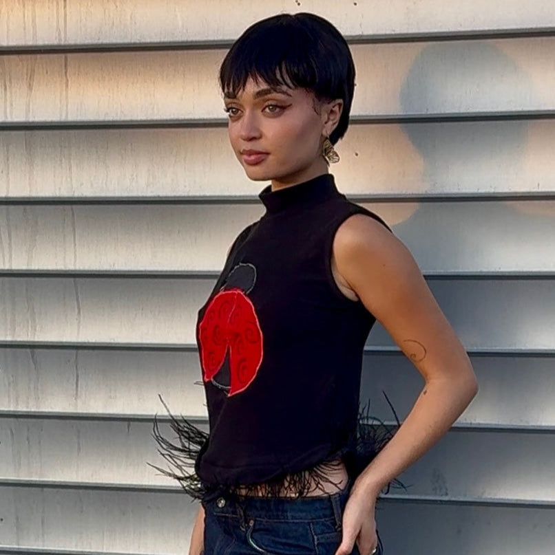 Ladybug Feather Tank